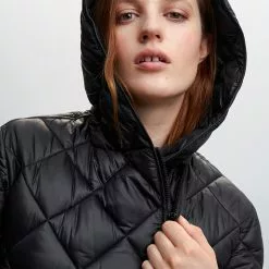 Mango Hood Quilted Coat -Mango popular store mango 7092 7981046 3