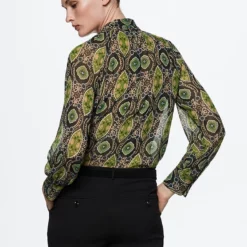 Mango Flowy Printed Blouse 11 Mango Flowy Printed Blouse -Mango popular store mango 7104 0826336 2