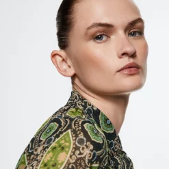 Mango Flowy Printed Blouse 13 Mango Flowy Printed Blouse -Mango popular store mango 7104 0826336 4