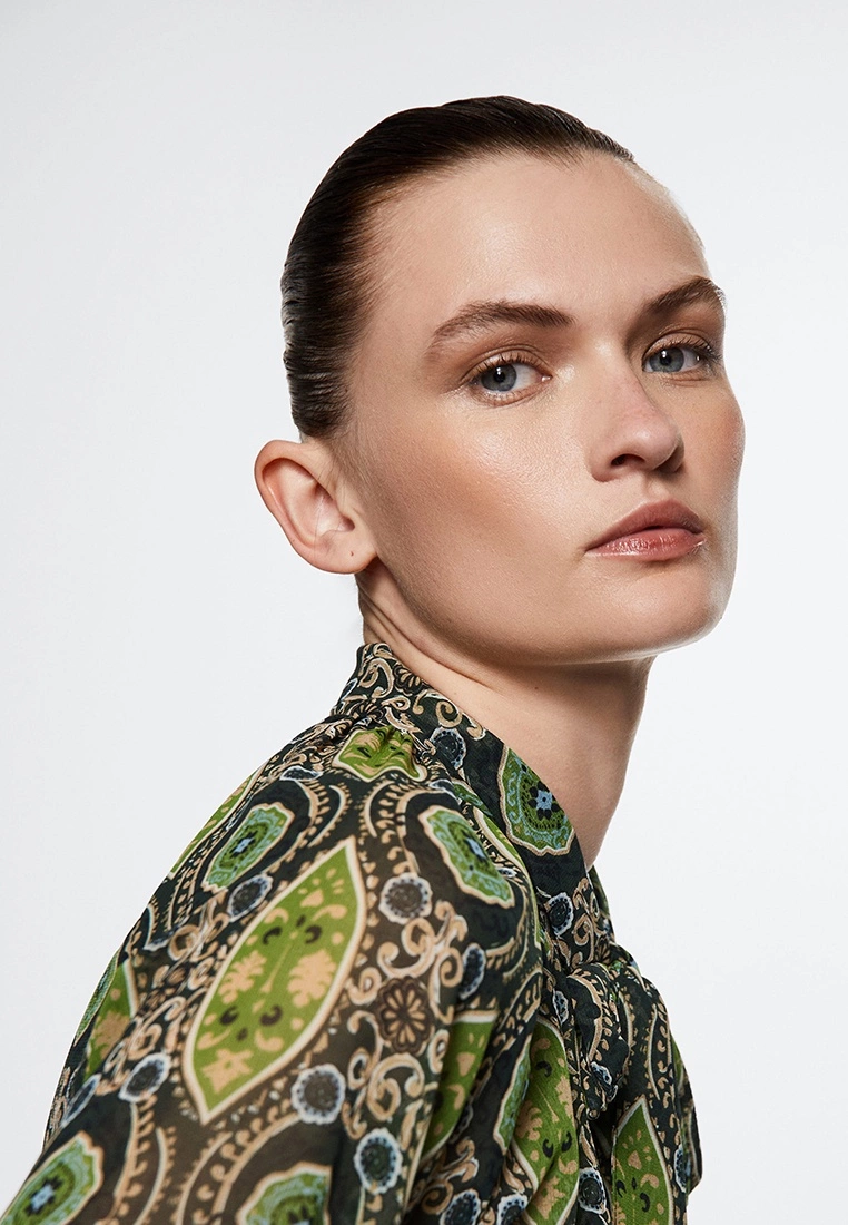 Mango Flowy Printed Blouse 6 Mango Flowy Printed Blouse - Image 4