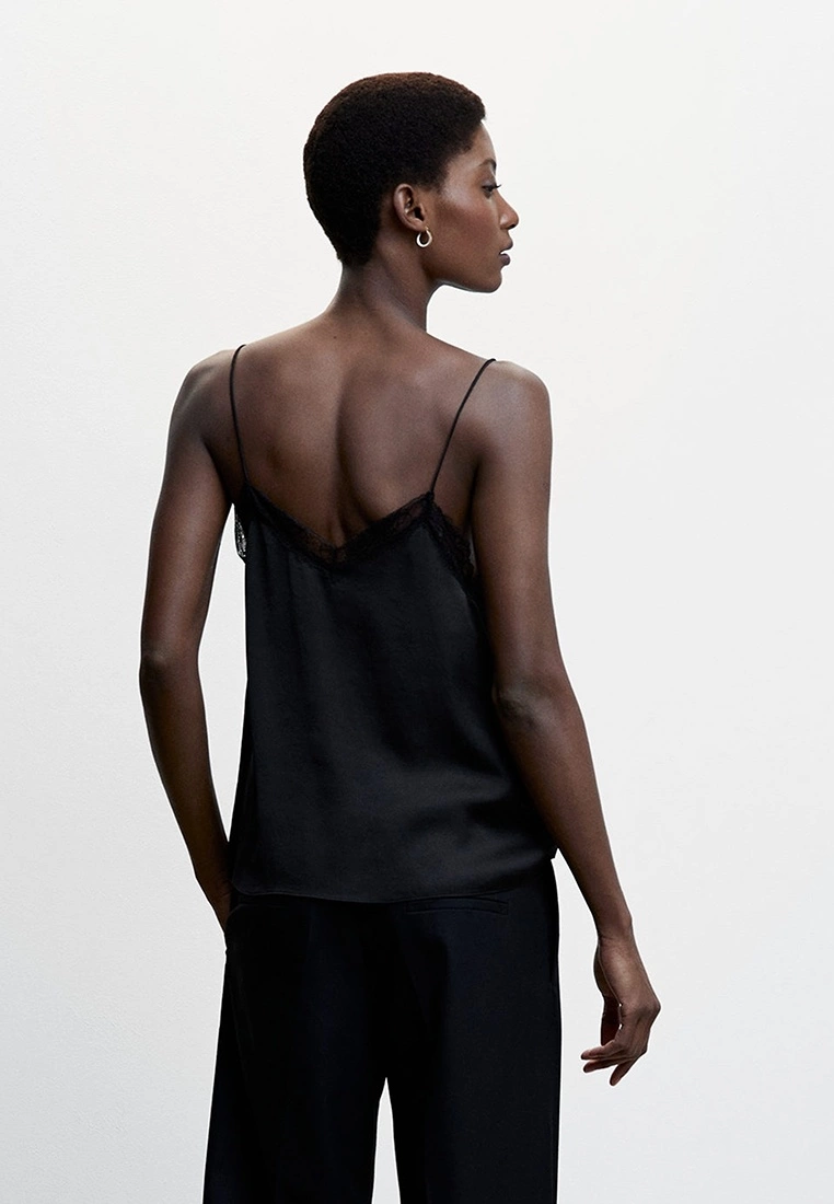 Mango Lace Trim Top 5 Mango Lace Trim Top - Image 3