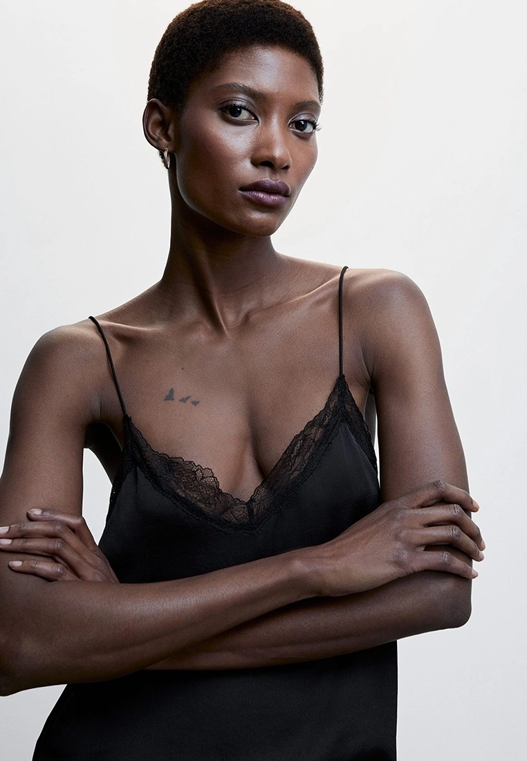 Mango Lace Trim Top 6 Mango Lace Trim Top - Image 4