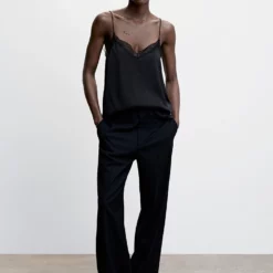 Mango Lace Trim Top 14 Mango Lace Trim Top -Mango popular store mango 7105 7881046 5