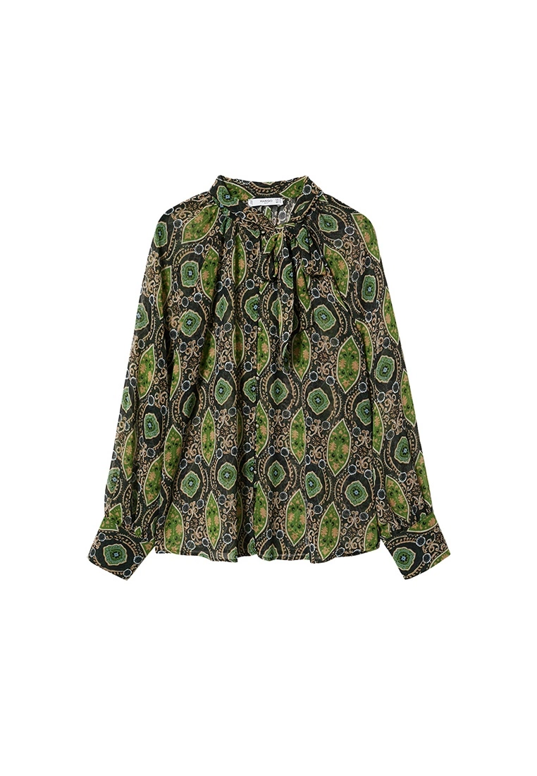Mango Flowy Printed Blouse 10 Mango Flowy Printed Blouse - Image 8