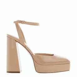 Mango Block Heel Shoes