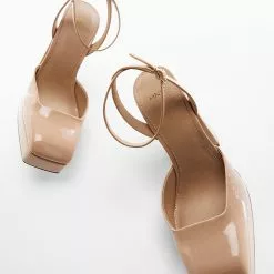 Mango Block Heel Shoes -Mango popular store mango 7112 3181046 4