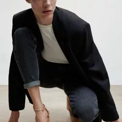 Mango Block Heel Shoes -Mango popular store mango 7112 3181046 5