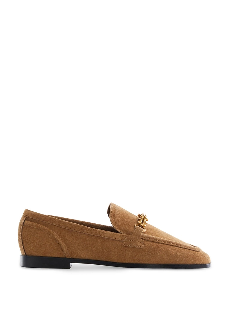 Mango Leather Loafers With Chain 3 Mango Leather Loafers With Chain