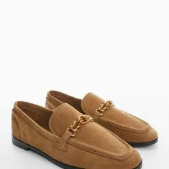 Mango Leather Loafers With Chain 9 Mango Leather Loafers With Chain -Mango popular store mango 7135 6781046 2