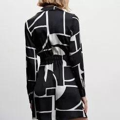 Mango Printed Satin Dress -Mango popular store mango 7140 8781046 3