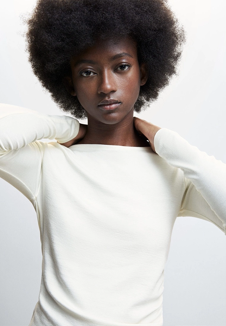 Mango Ruched Detail T-Shirt 6 Mango Ruched Detail T-Shirt - Image 4