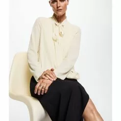 Mango Crossed Bow Blouse 11 Mango Crossed Bow Blouse -Mango popular store mango 7154 6151626 4