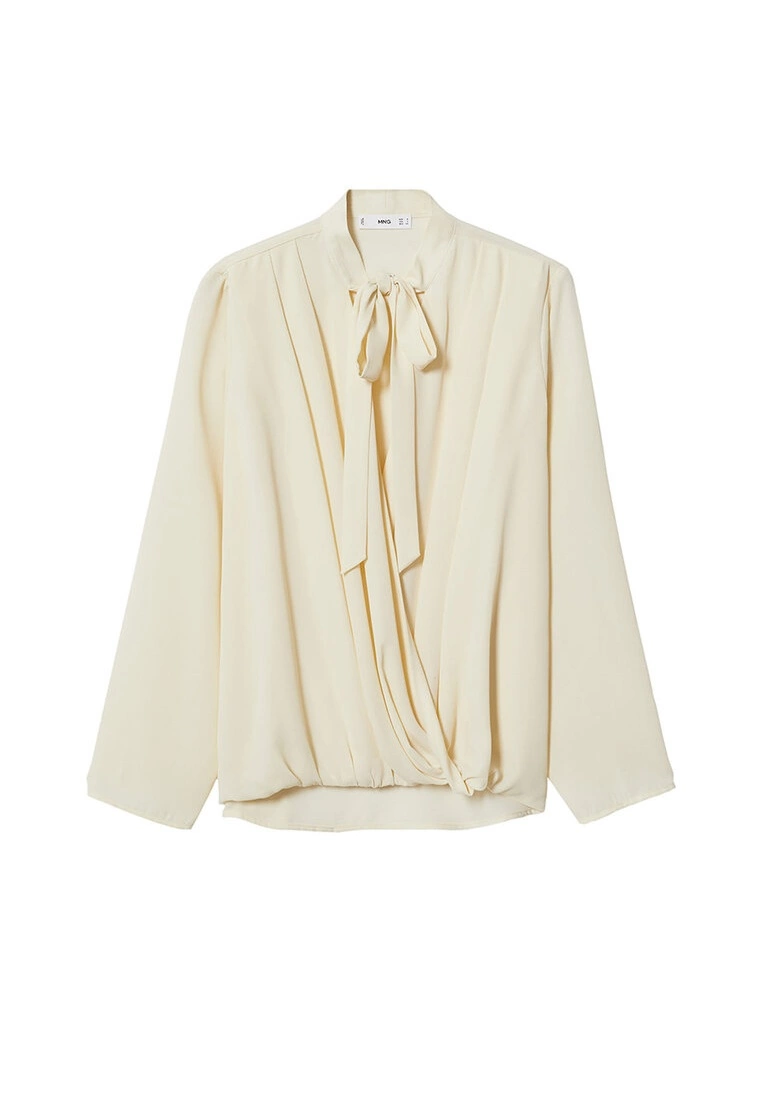 Mango Crossed Bow Blouse 8 Mango Crossed Bow Blouse - Image 6