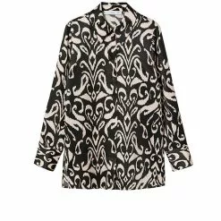 Mango Satin Print Shirt -Mango popular store mango 7182 1251626 8