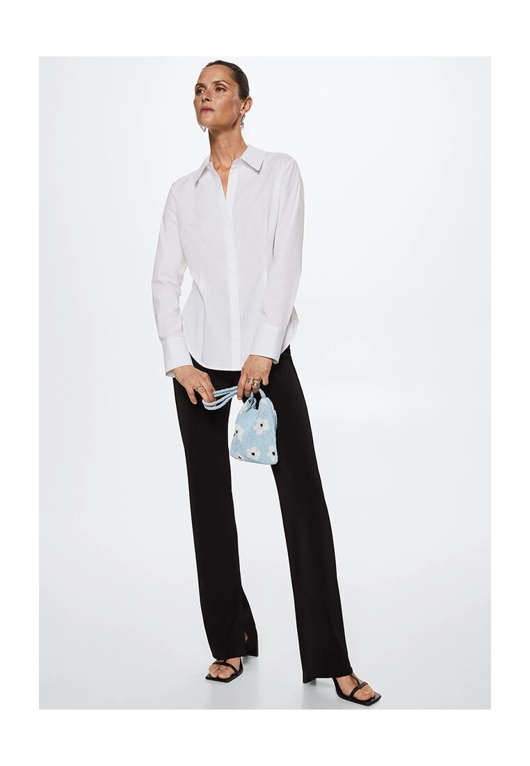 Mango Essential Cotton-Blend Shirt 7 Mango Essential Cotton-Blend Shirt - Image 5