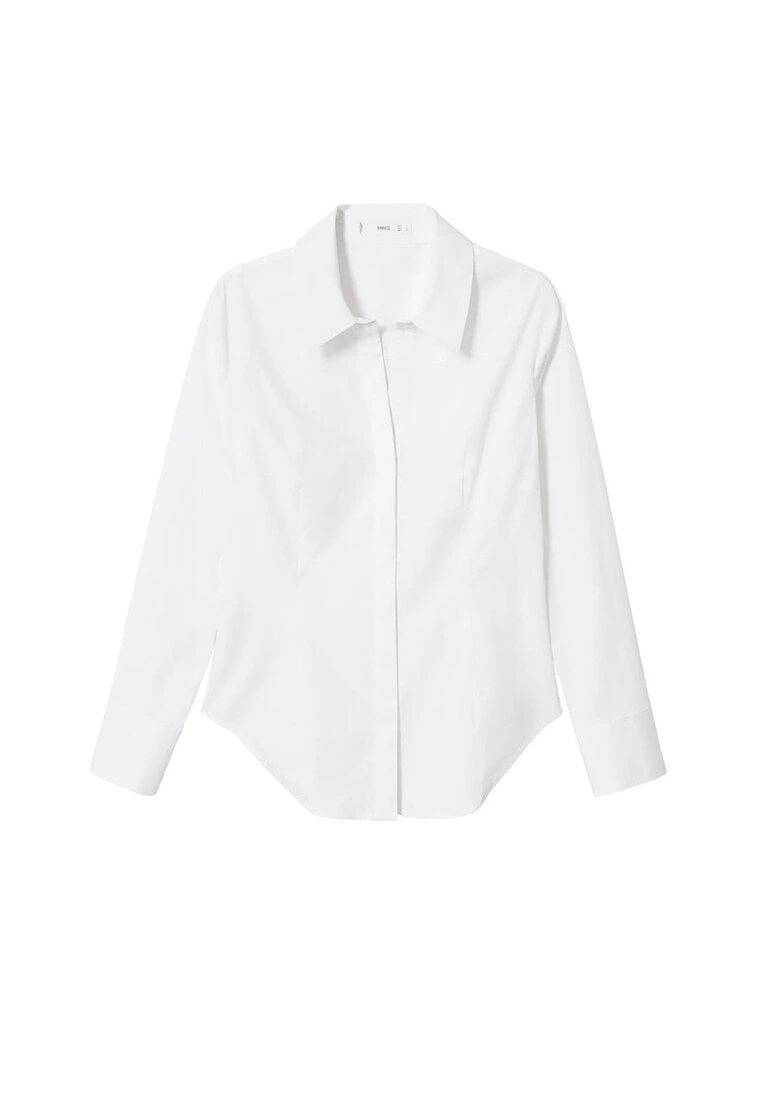 Mango Essential Cotton-Blend Shirt 8 Mango Essential Cotton-Blend Shirt - Image 6