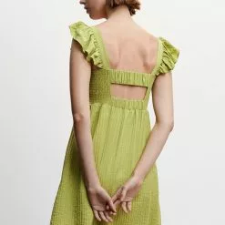 Mango Short Ruffled Dress -Mango popular store mango 7295 8042636 2