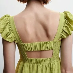 Mango Short Ruffled Dress -Mango popular store mango 7295 8042636 4