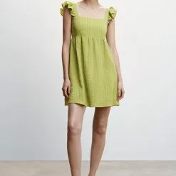Mango Short Ruffled Dress -Mango popular store mango 7295 8042636 5