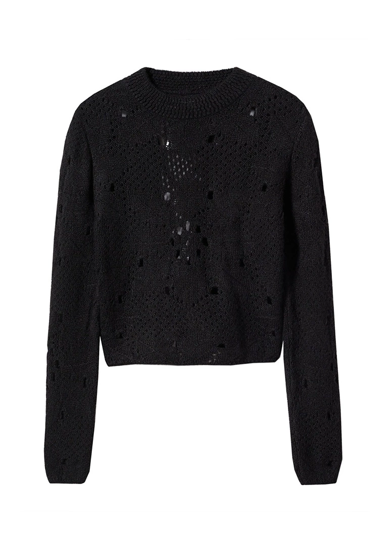 Mango Open Back Openwork Sweater 9 Mango Open Back Openwork Sweater - Image 7