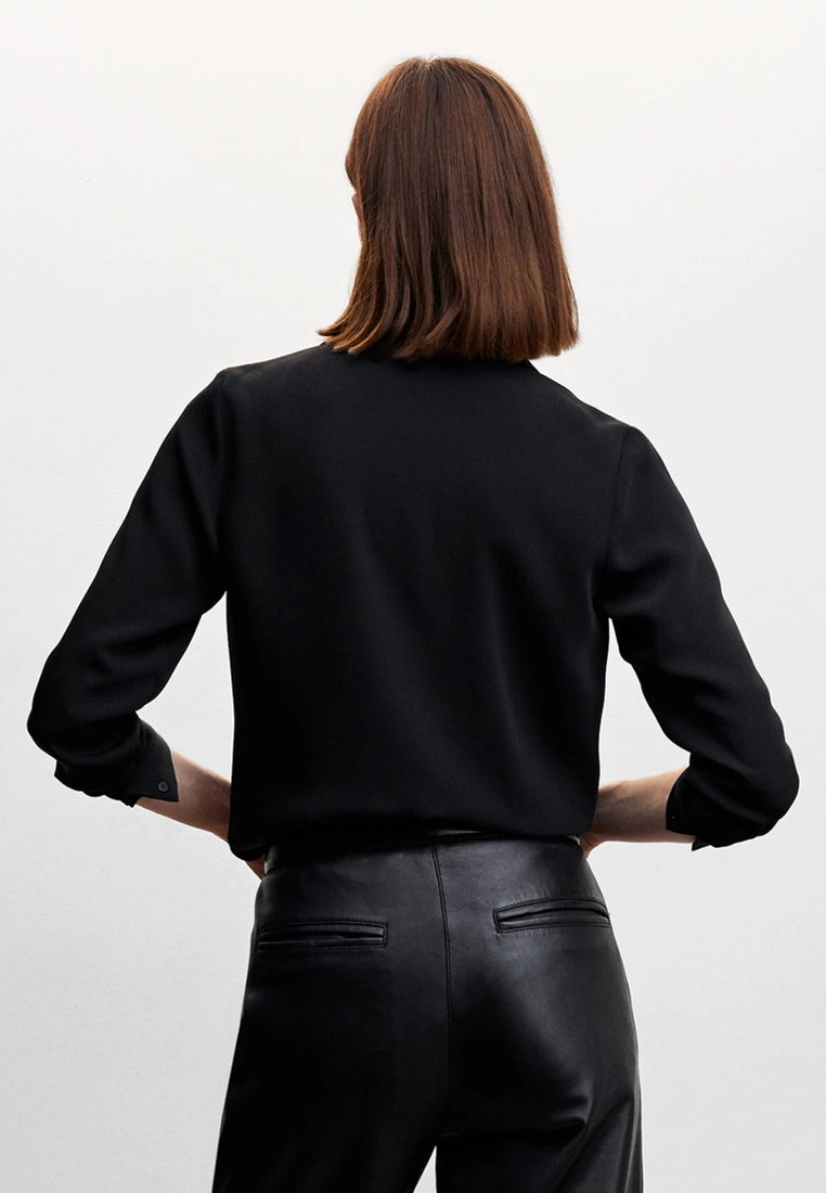 Mango Pleated Flowy Shirt 4 Mango Pleated Flowy Shirt - Image 2