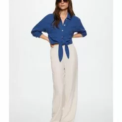 Mango Cotton Bambula Shirt -Mango popular store mango 7325 1983716 4