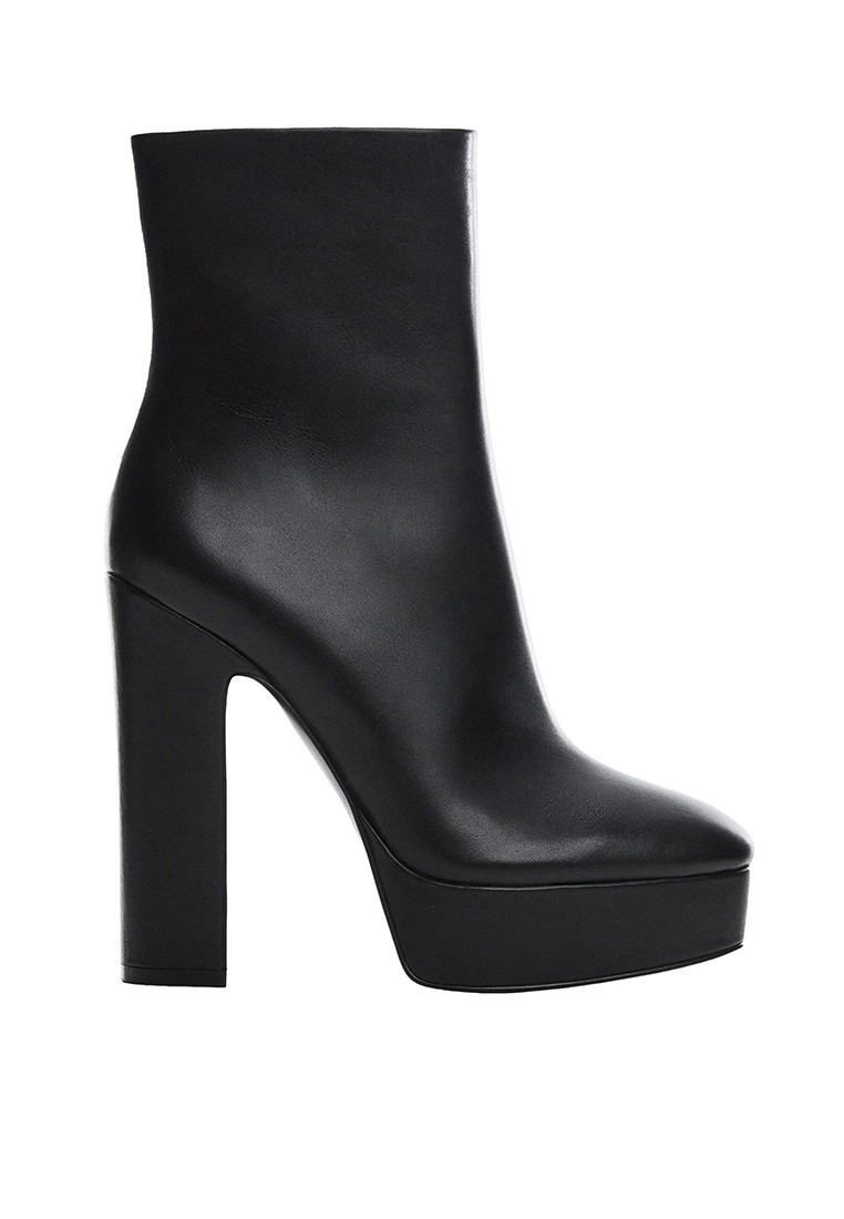 Mango Platform Leather Ankle Boots 3 Mango Platform Leather Ankle Boots