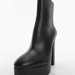Mango Platform Leather Ankle Boots 9 Mango Platform Leather Ankle Boots -Mango popular store mango 7347 1202636 3