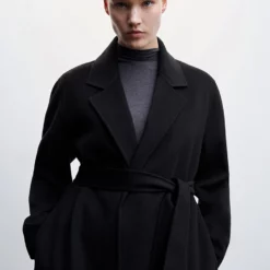 Mango Belt Handmade Coat -Mango popular store mango 7357 2642636 7