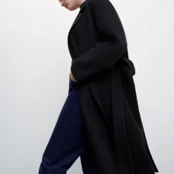 Mango Belt Handmade Coat -Mango popular store mango 7357 2642636 8