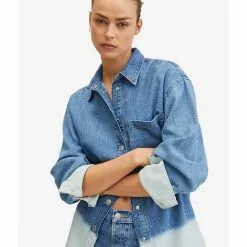 Mango Tie-Dye Oversize Shirt