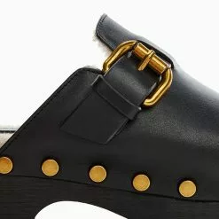 Mango Fur Lining Sheepskin Clogs -Mango popular store mango 7386 5942636 3