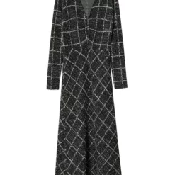 Mango Check Knit Dress -Mango popular store mango 7393 6706336 7