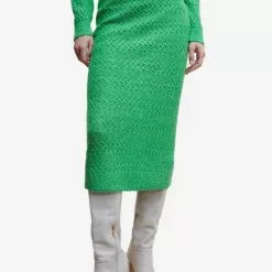 Mango Openwork Knit Skirt