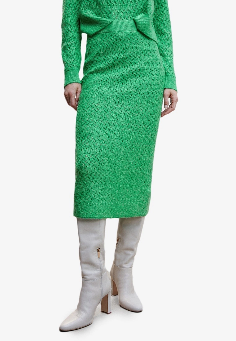 Mango Openwork Knit Skirt 3 Mango Openwork Knit Skirt