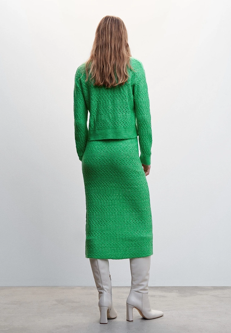 Mango Openwork Knit Skirt 5 Mango Openwork Knit Skirt - Image 3