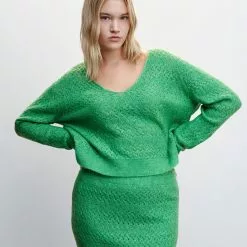 Mango Openwork Knit Skirt 15 Mango Openwork Knit Skirt -Mango popular store mango 7455 3216336 6