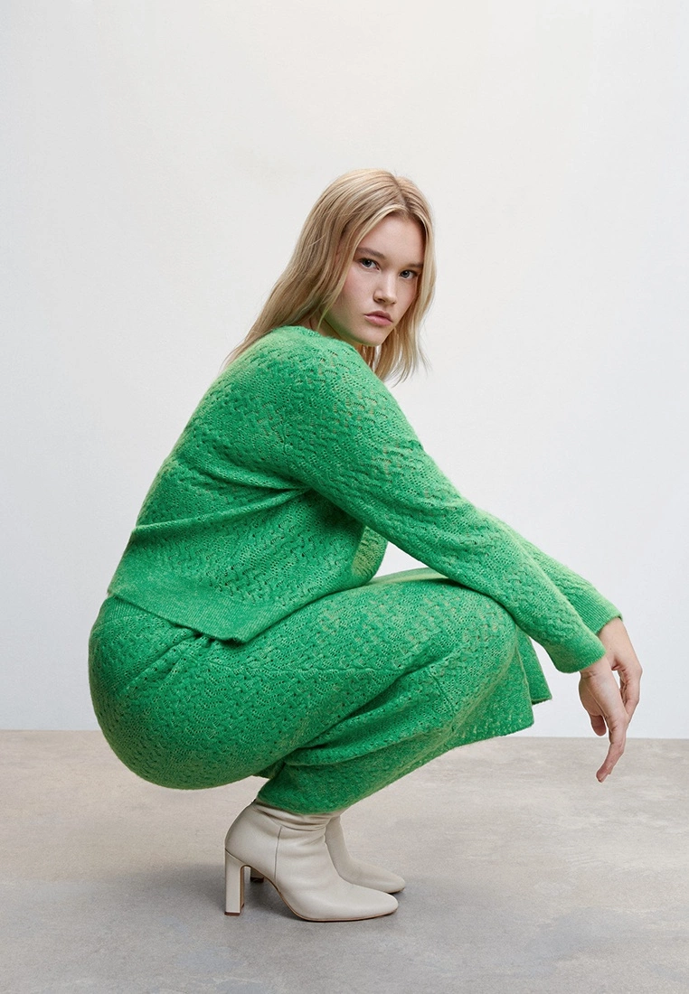 Mango Openwork Knit Skirt 9 Mango Openwork Knit Skirt - Image 7