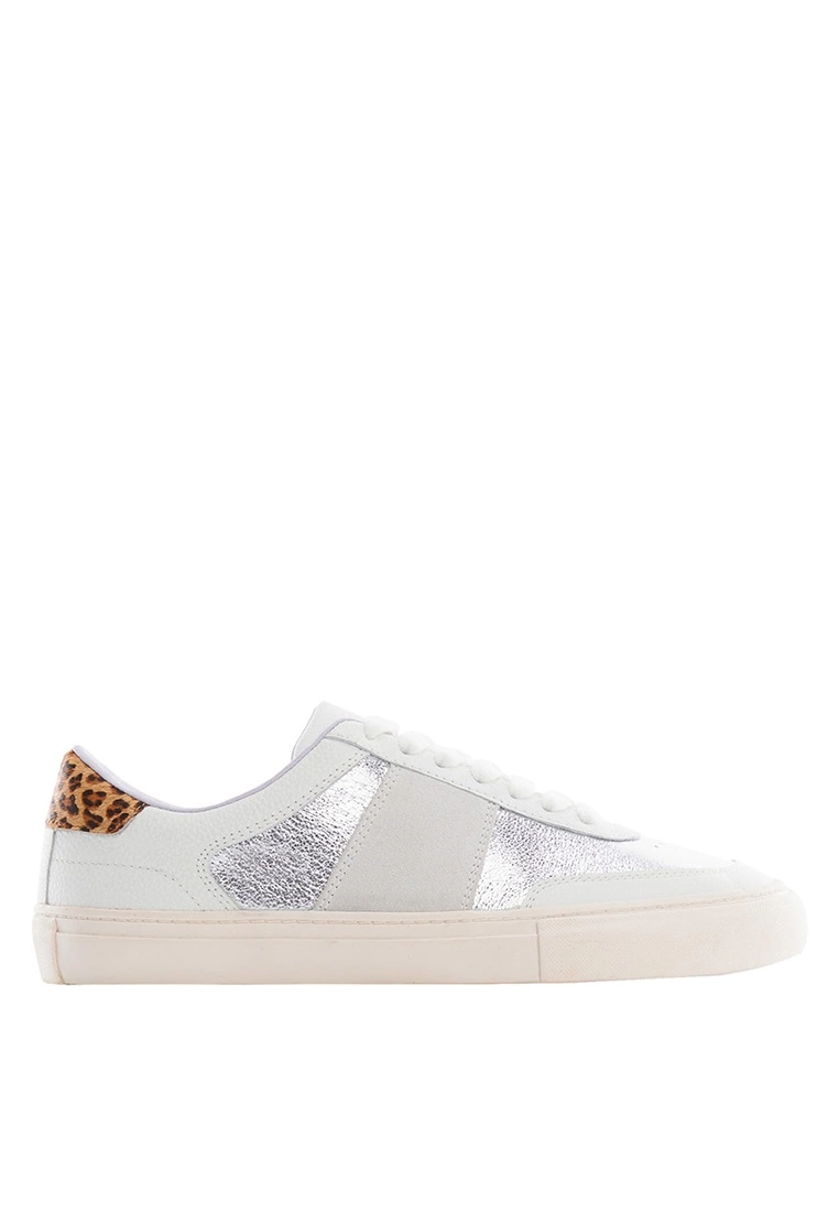 Mango Metallic Panel Sneakers 3 Mango Metallic Panel Sneakers