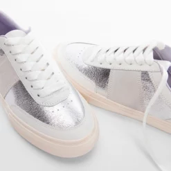 Mango Metallic Panel Sneakers 9 Mango Metallic Panel Sneakers -Mango popular store mango 7518 5325146 4
