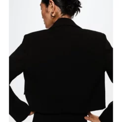 Mango Cropped Blazer With Buttons -Mango popular store mango 7564 7316626 2