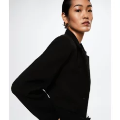 Mango Cropped Blazer With Buttons -Mango popular store mango 7565 7316626 4