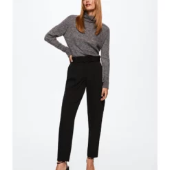 Mango Belt Straight-Fit Trousers -Mango popular store mango 7652 2416626 4