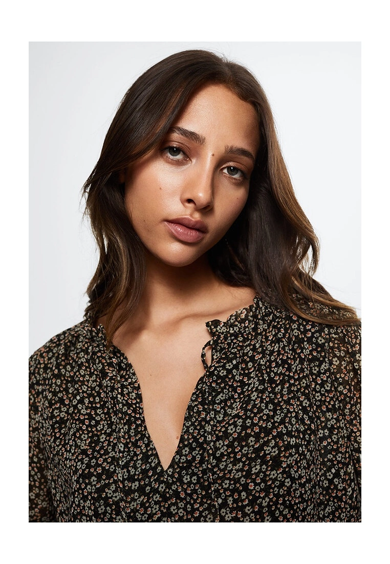 Mango Floral Ruffled Dress 5 Mango Floral Ruffled Dress - Image 3