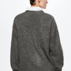 Mango Oversized Cardigan With Buttons -Mango popular store mango 7674 0570036 2