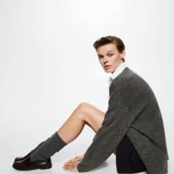 Mango Oversized Cardigan With Buttons -Mango popular store mango 7674 0570036 3