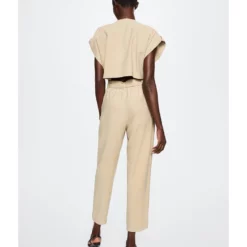 Mango Cut-Out Back Jumpsuit -Mango popular store mango 7685 7930826 2