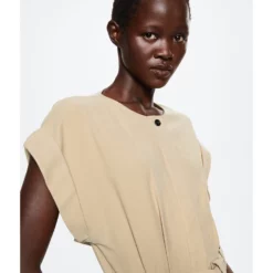 Mango Cut-Out Back Jumpsuit -Mango popular store mango 7685 7930826 3