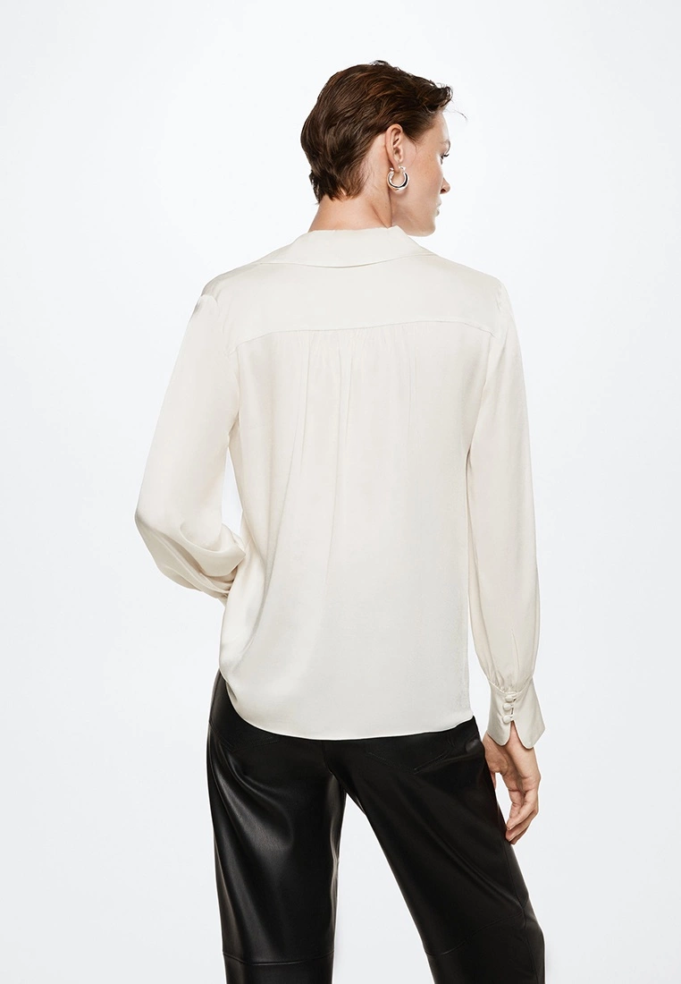 Mango Ruffled Neck Blouse 4 Mango Ruffled Neck Blouse - Image 2