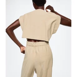 Mango Cut-Out Back Jumpsuit -Mango popular store mango 7686 7930826 4